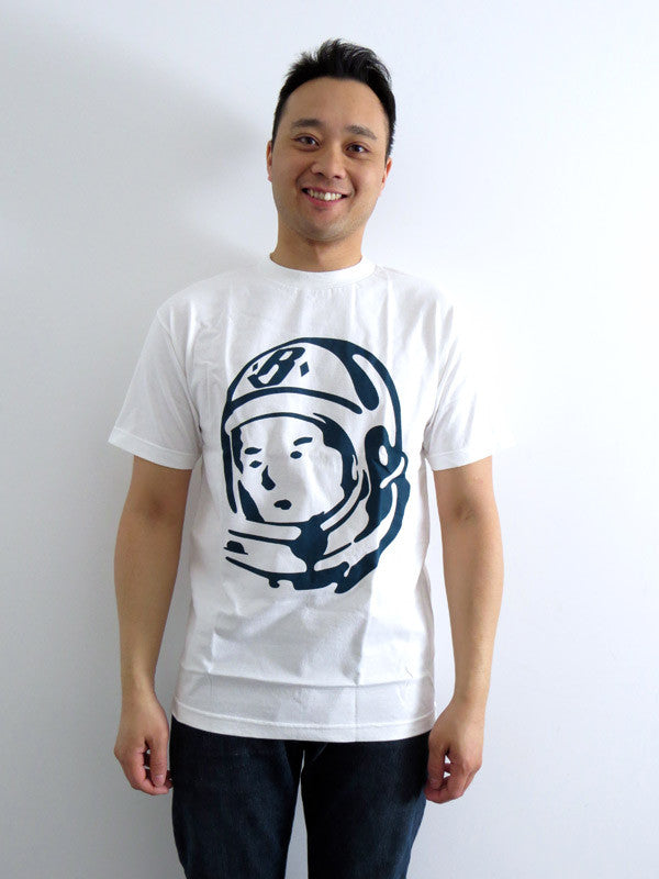 Navy Blue Helmut White T-shirt by Billionaire Boys Club - Mindzai  - 1