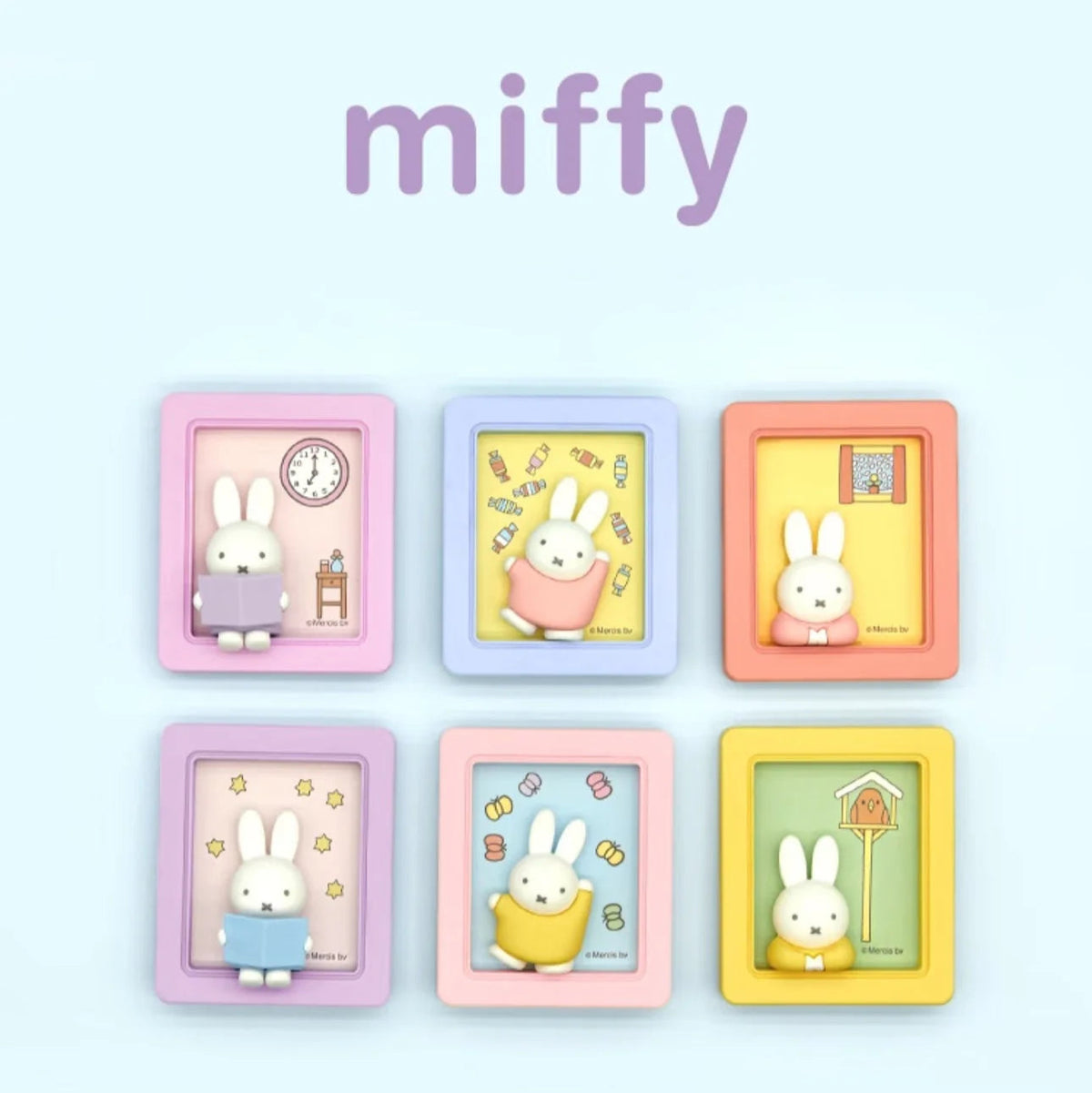 Miffy Photo Frame Fridge Magnet / Phone Stand Series Blind Box
