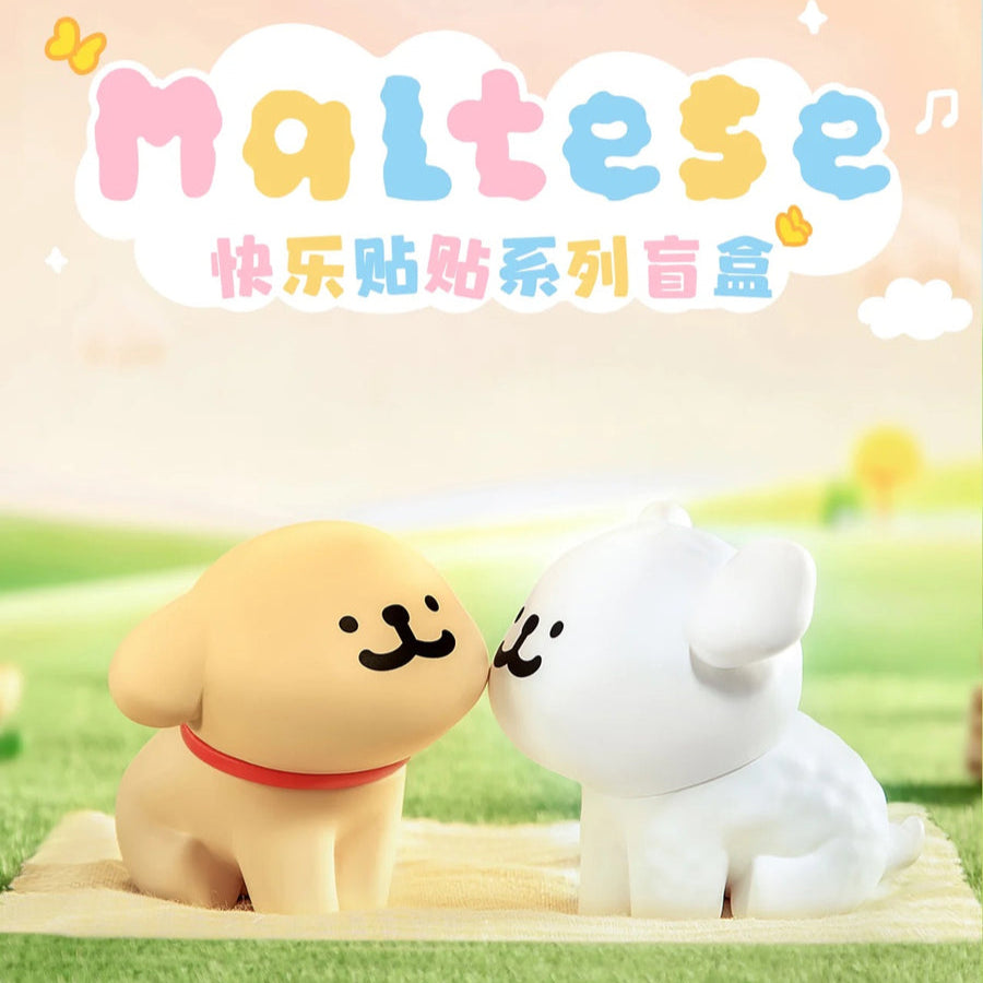 Playful Biting - Maltese Happy Snuggling Series by FUNISM