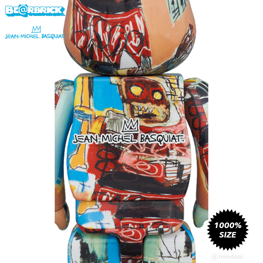 Jean-Michel Basquiat #6 1000% Bearbrick by Medicom Toy