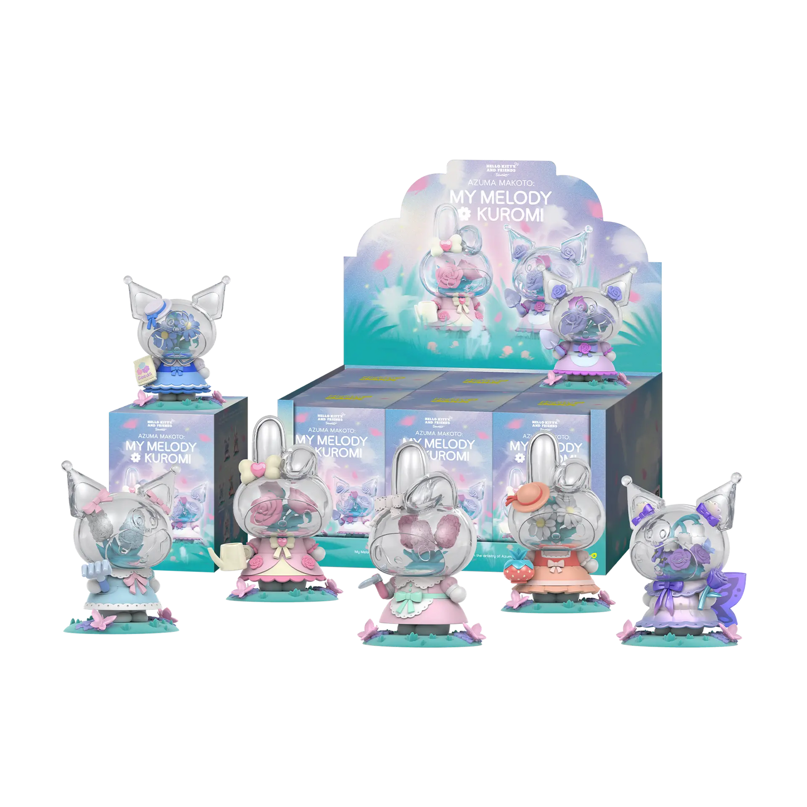 Azuma Makoto: Sanrio My Melody and Kuromi Series Blind Box by Mighty Jaxx