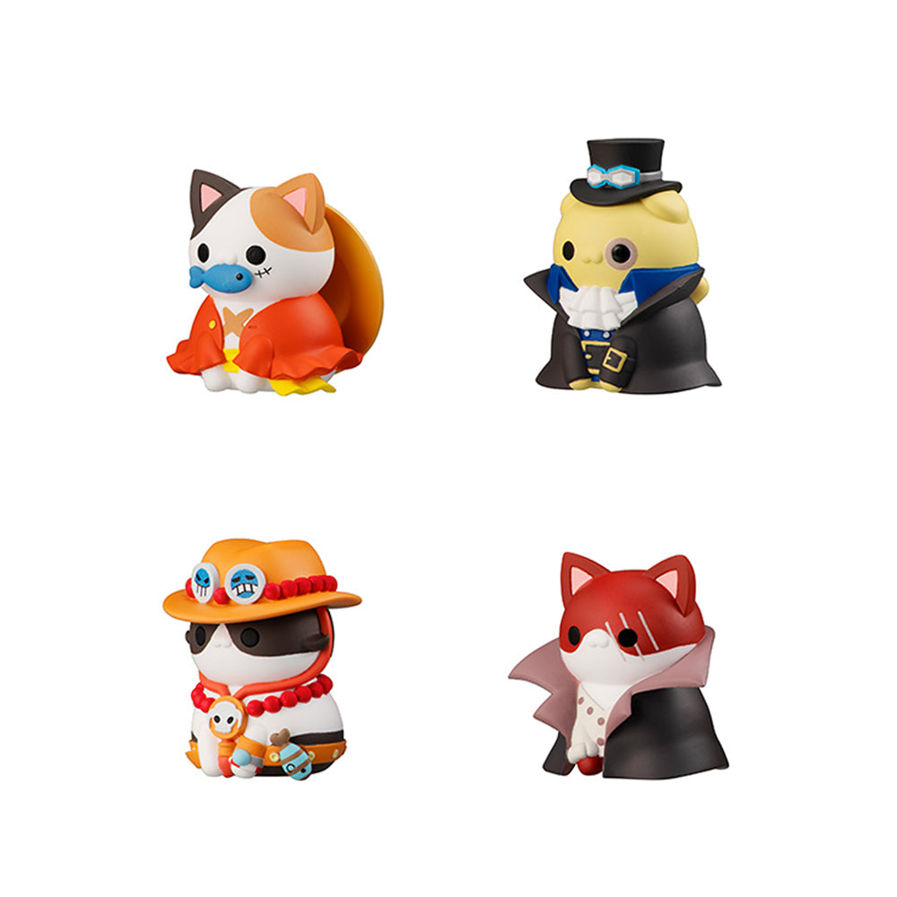 Nyan One Piece King Paw-rates V1 Mini Figure 8pc Set by Megahouse