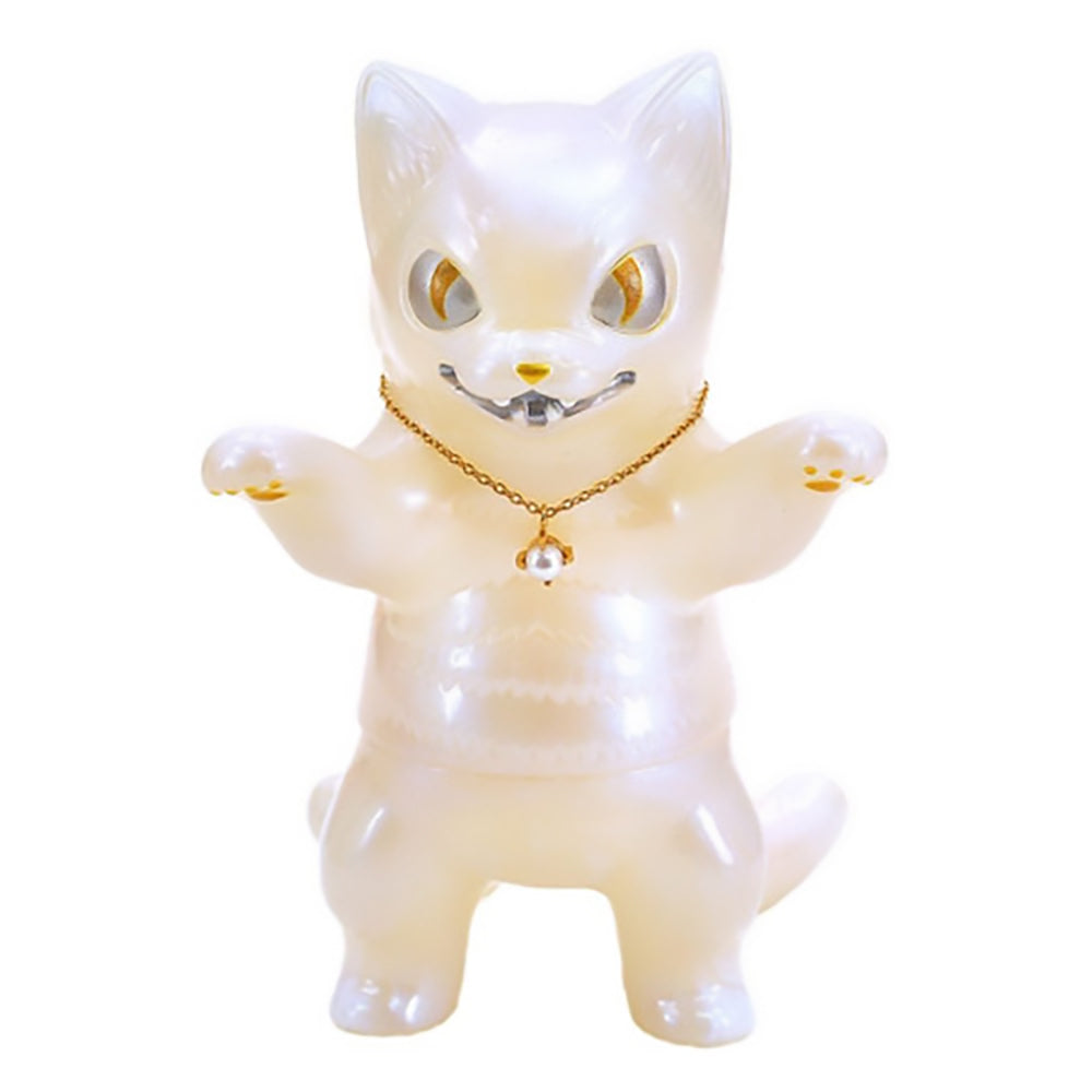 Negora Birthstone Collection (Pearl Version) Sofubi Art Toy by Konatsuya