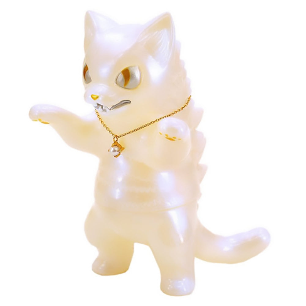 Negora Birthstone Collection (Pearl Version) Sofubi Art Toy by Konatsuya