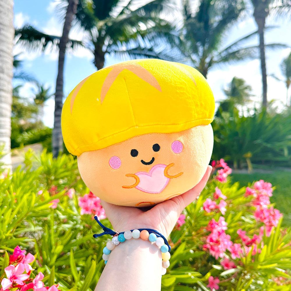 Penny the Pineapple Bun Plushie by Queenie&#39;s Cards