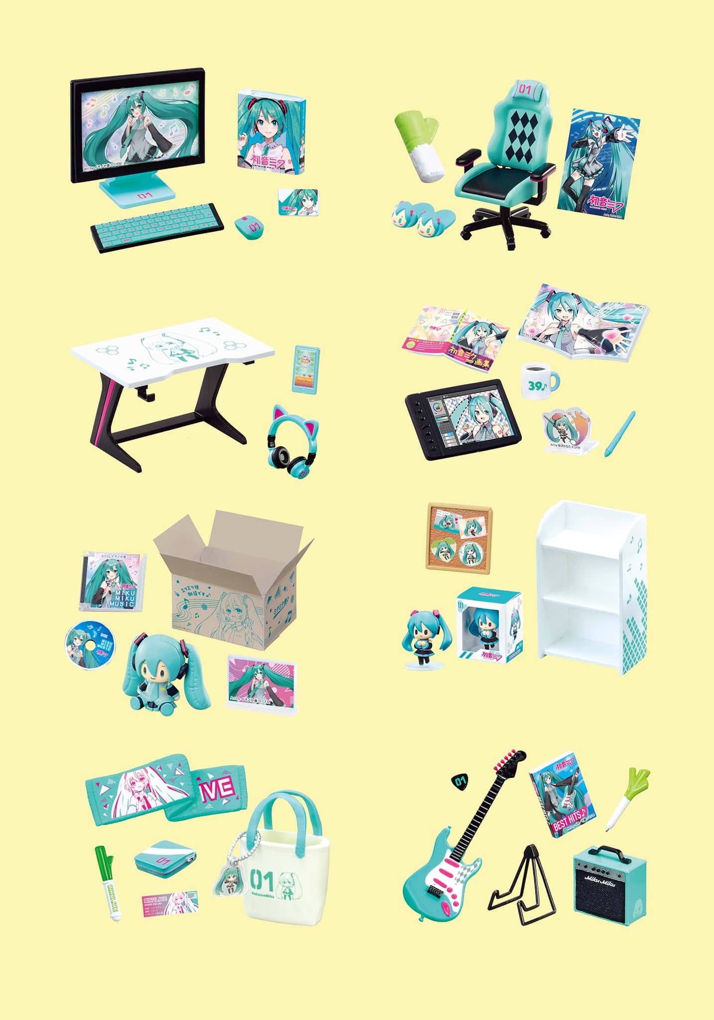 Hatsune Miku Miku Room Blind Box by Re-Ment