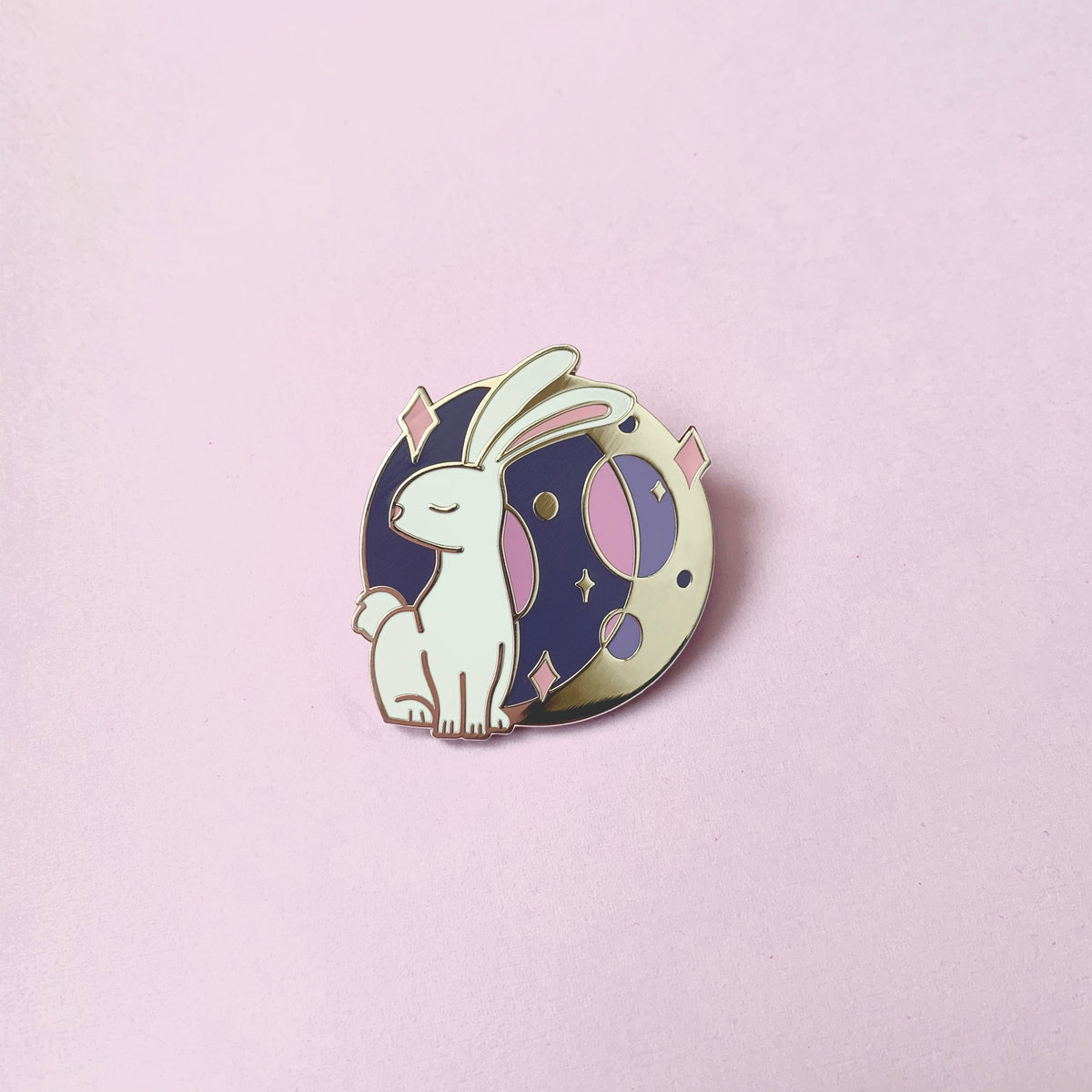 Lunar Rabbit Enamel Pin by Shumi Collective