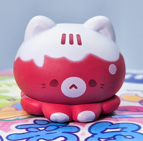 Red Bean Cheese Foam -  Fantasy Octocat's Candy Party by Strawberry Mousseta