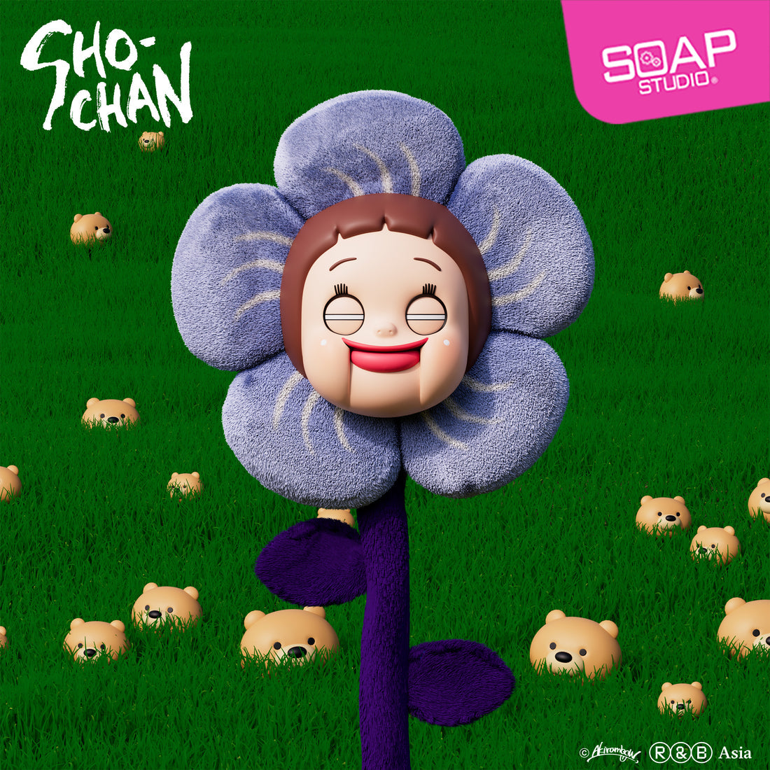 SHO-CHAN Magnetic Flower Pinwheel by Soap Studio