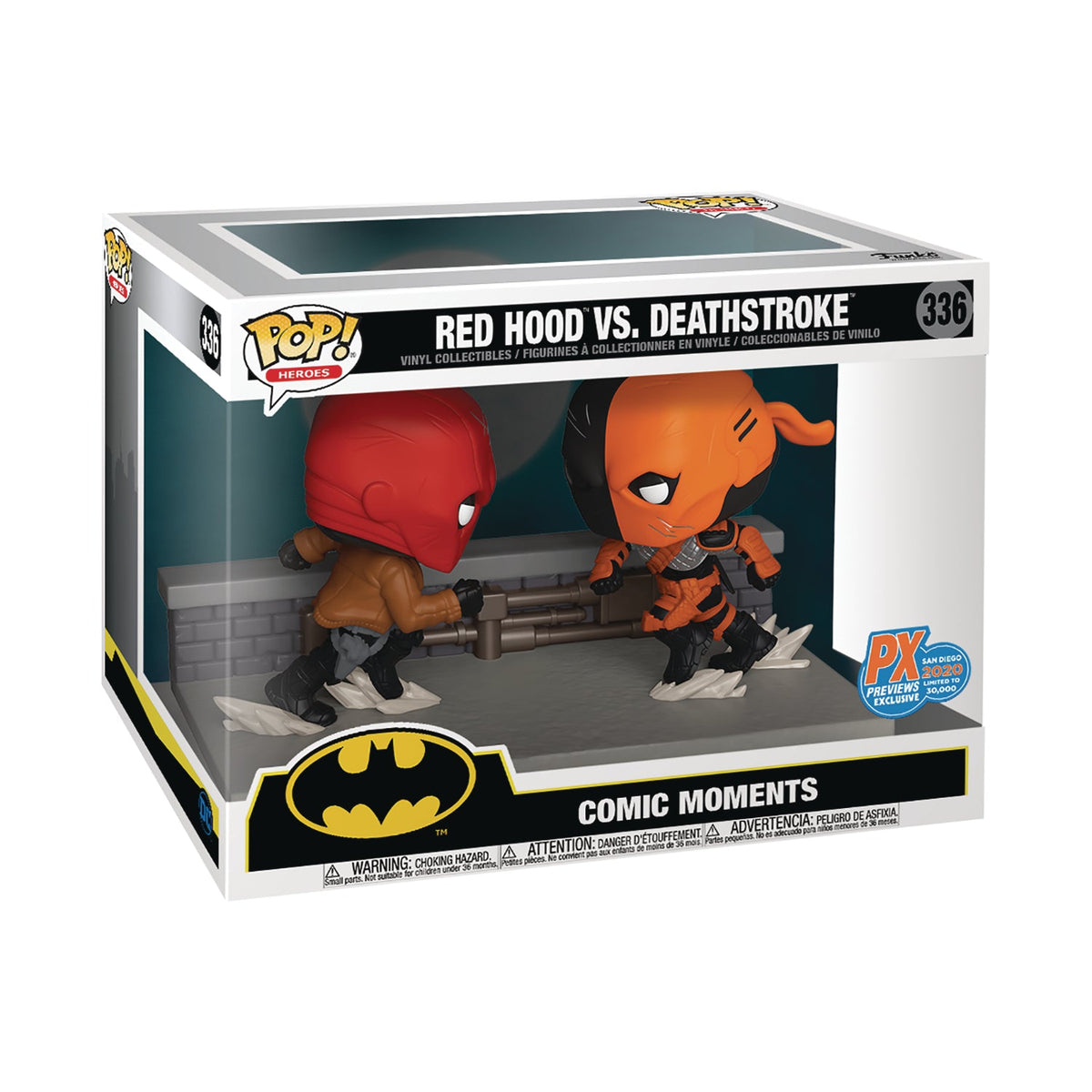 Red Hood Vs Deathstroke SDCC 2020 PX Exclusive POP Figure by Funko