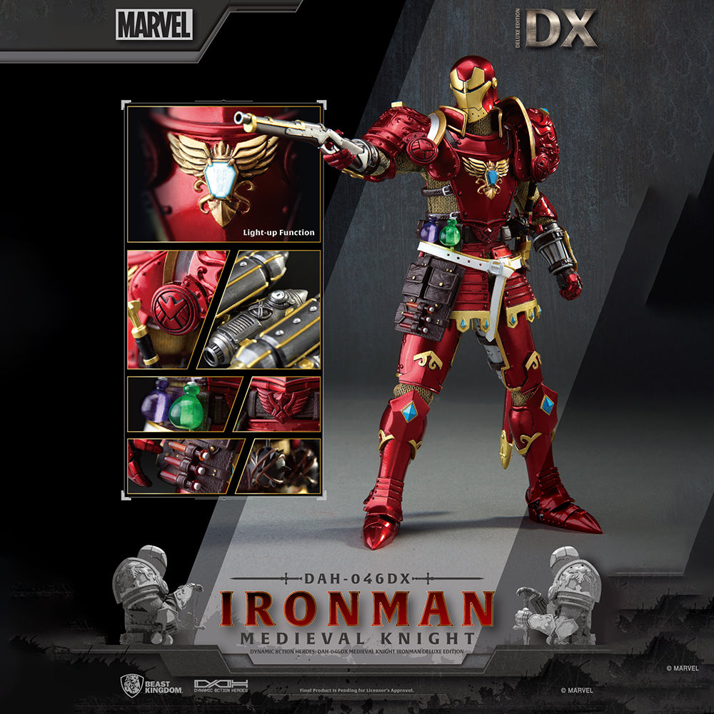 Medieval Knight Iron Man (Deluxe Version) DAH-046DX Dynamic Action Figure by Beast Kingdom