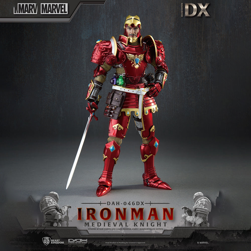 Medieval Knight Iron Man (Deluxe Version) DAH-046DX Dynamic Action Figure by Beast Kingdom