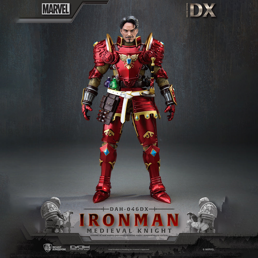 Medieval Knight Iron Man (Deluxe Version) DAH-046DX Dynamic Action Figure by Beast Kingdom