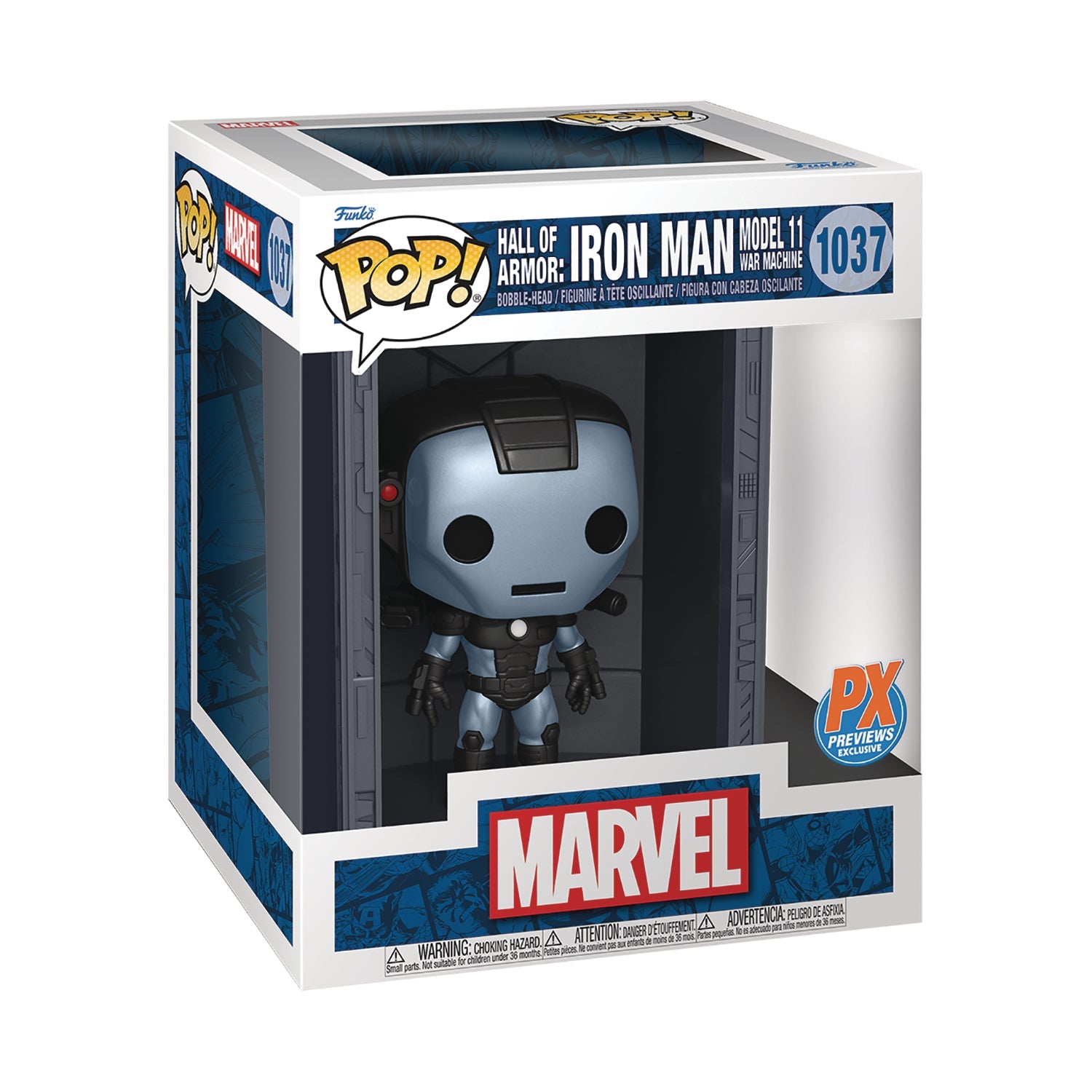 Hall of Armor Iron Man Model 11 War Machine POP Vinyl Figure by Fu Mindzai