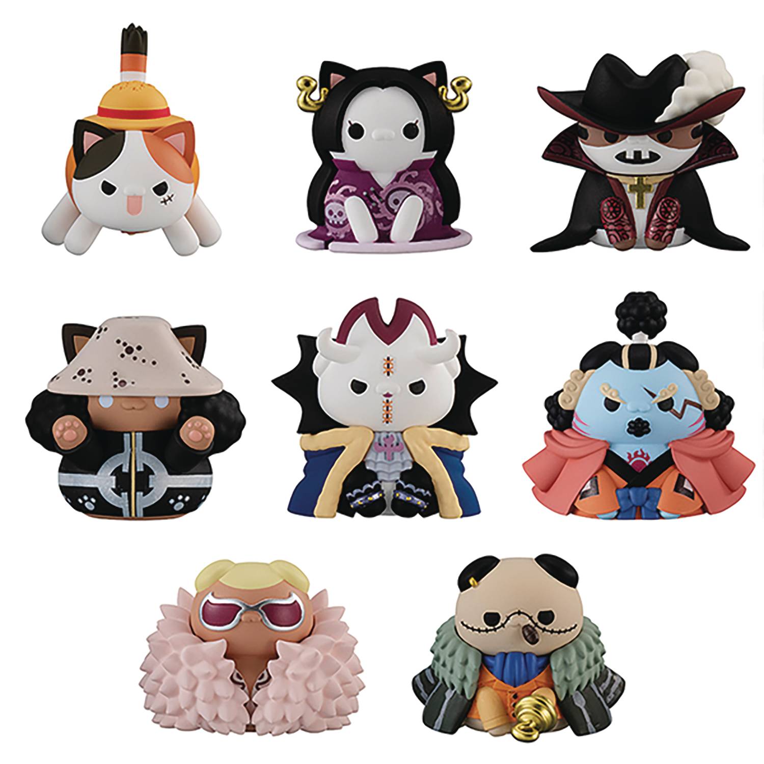 One Piece x Nyancat - Luffy and Seven Warlords Blind Box Series