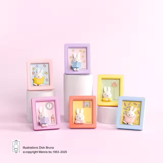Miffy Photo Frame Fridge Magnet / Phone Stand Series Blind Box