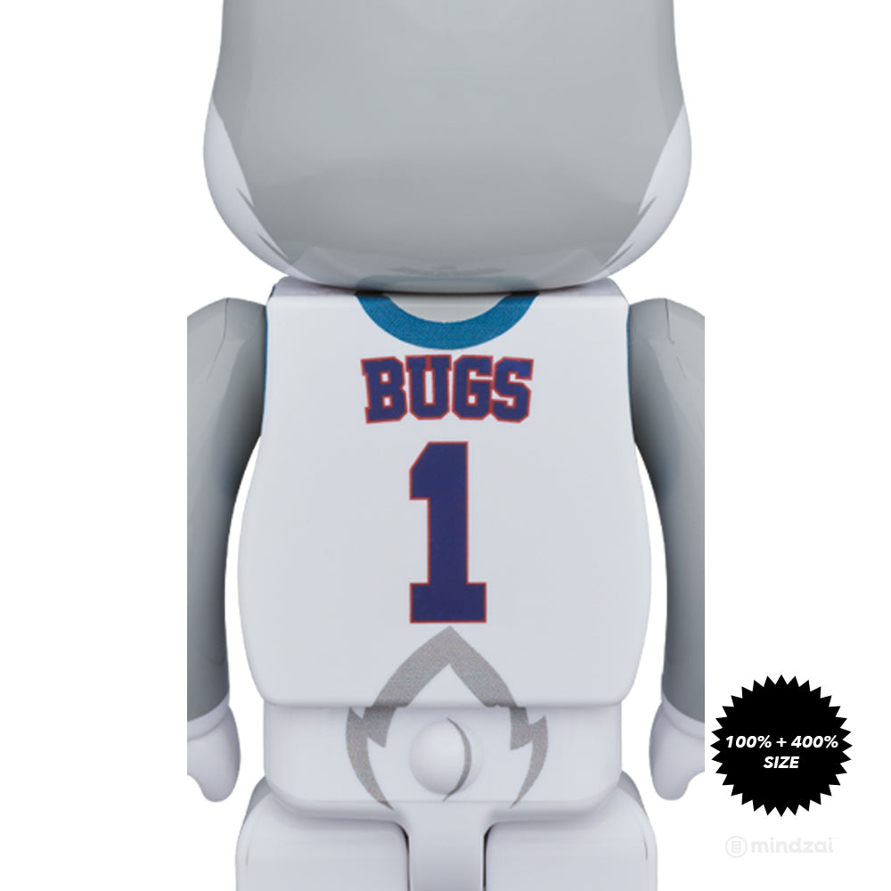 Space Jam Bugs Bunny 100% and 400% Rabbrick Set by Medicom Toy