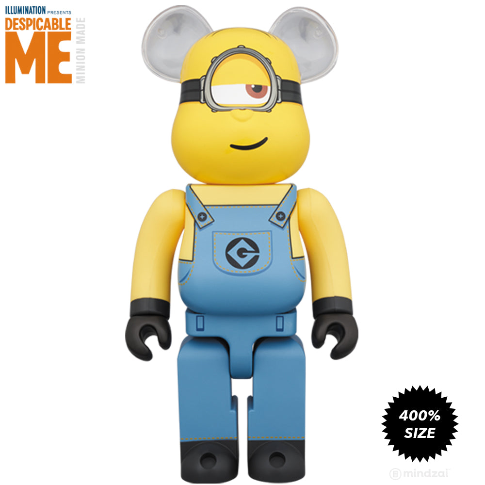 Stuart Minion Despicable Me 3 400% Bearbrick by Medicom Toy