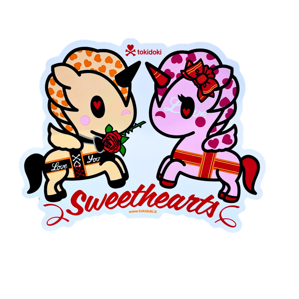 Sweethearts Die Cut Sticker by  Tokidoki