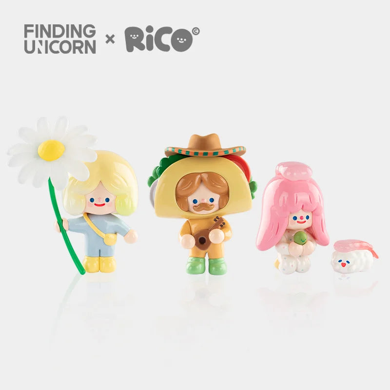 RiCO Happy Picnic Together Blind Box Series by Rico x Finding Unicorn -  Mindzai