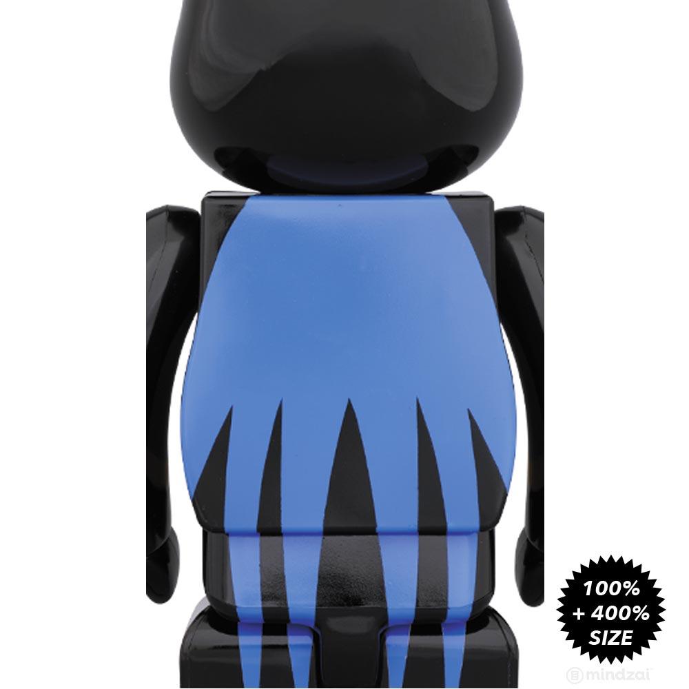 Batman Animated 100% + 400% Bearbrick Set by Medicom Toy