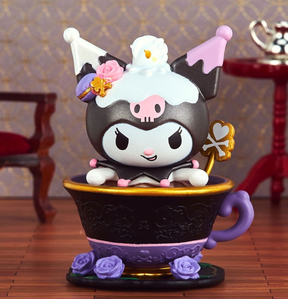 Kuromi Rose Tea - Kuromi & My Melody Garden Party by Tokidoki