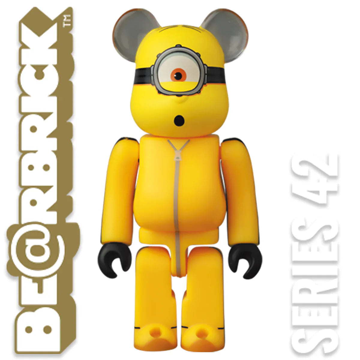 Stuart Minions (Cute) - Bearbrick Series 42 by Medicom - Mindzai