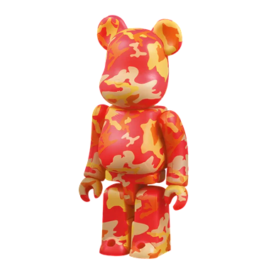 Maharishi x Andy Warhol Camo Pattern - Bearbrick Series 12 by Medicom