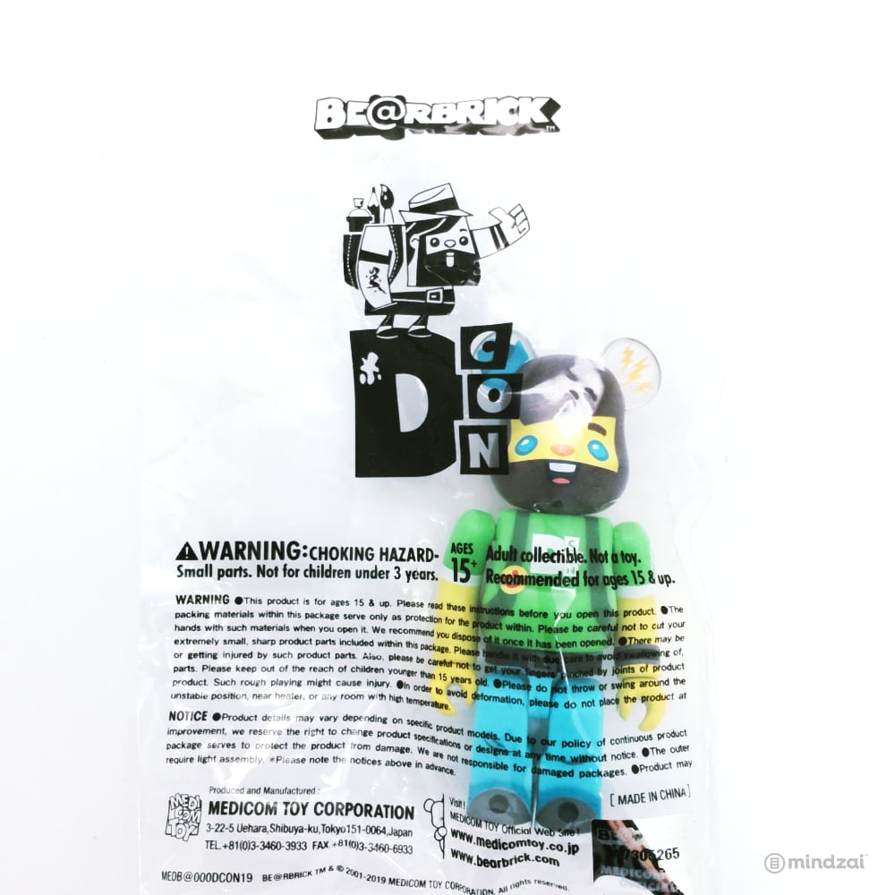 Designer Con Vincent (Scott Tolleson) 100% Bearbrick - Designer Con Exclusive