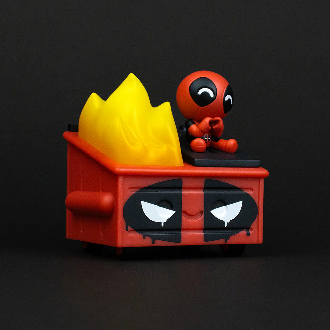 *Pre-order* Deadpool Dumpster Fire Vinyl Figure by 100% Soft