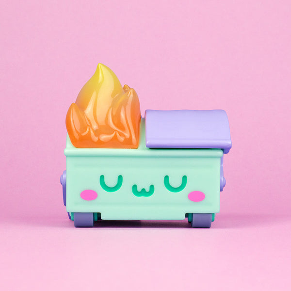 Dumpster Fire Vinyl Figure - UwU Edition by 100% Soft