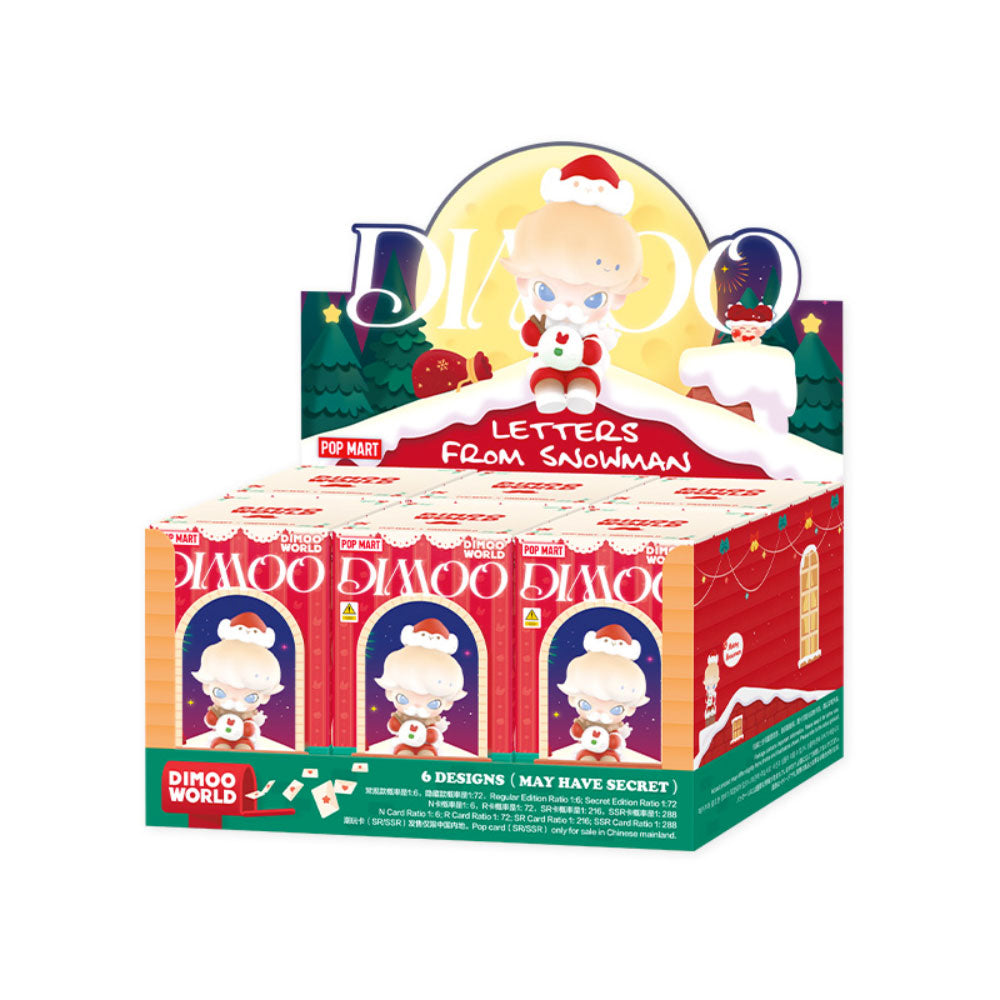 Dimoo Letters From Snowman Series Figures Blind Box by POP MART