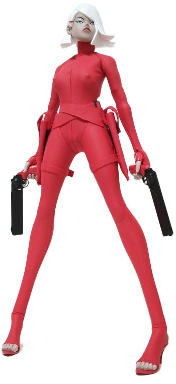 Red Devil Lady Sham Art Figure by Ashley Wood x ThreeA - Mindzai