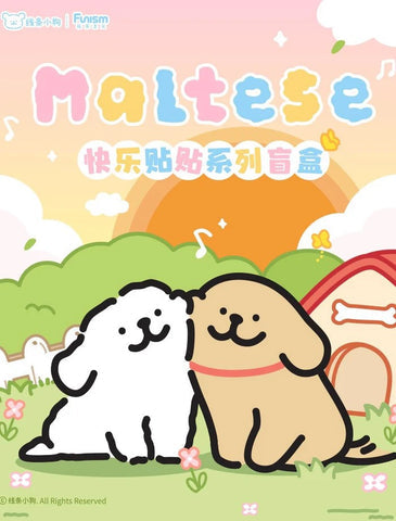 Maltese Happy Snuggling Series by FUNISM