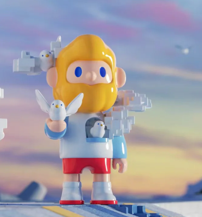 Peace & Love - Farmer Bob Next Generation Pixel Universe Series by Finding Unicorn