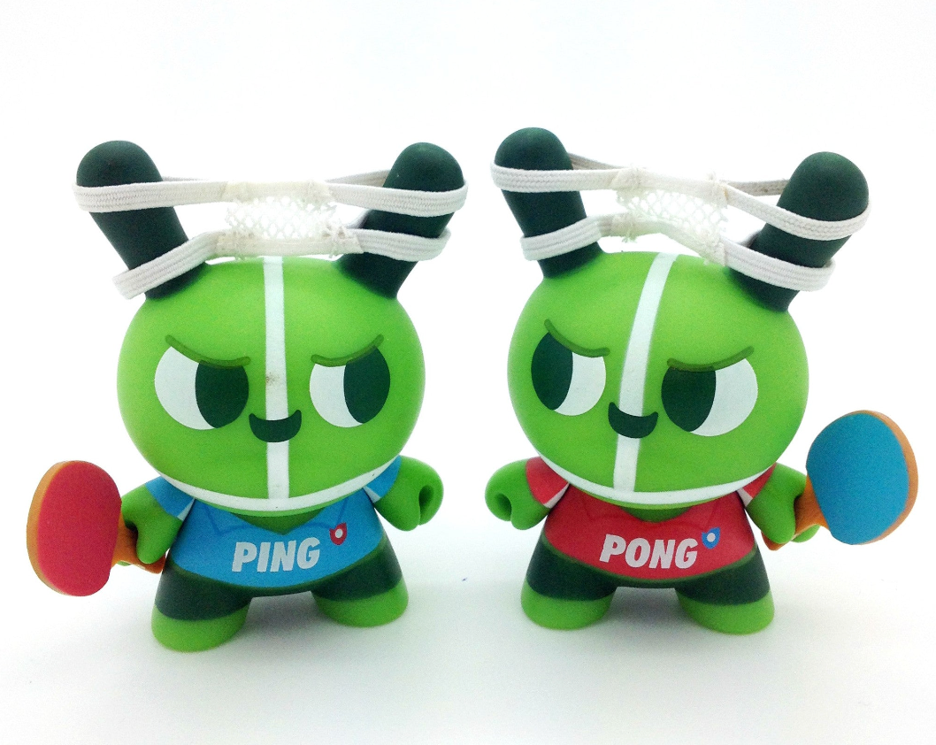 Ping and Pong (Set of 2) - Dunny 2012 Series by Kidrobot