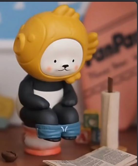 Toilet - Mini Taiyaki Panda Series 2 Pan Pan's Theatre by PlanetBearo