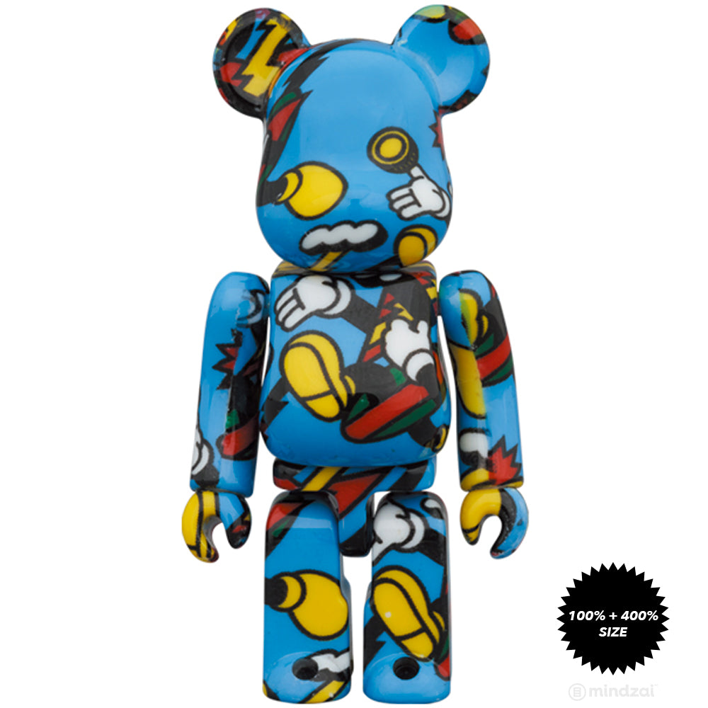 Grafflex 100% + 400% Bearbrick Set by Medicom Toy