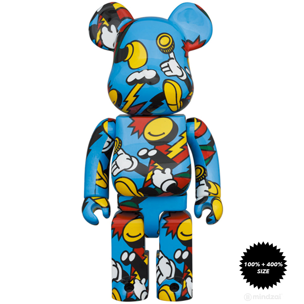 Grafflex 100% + 400% Bearbrick Set by Medicom Toy