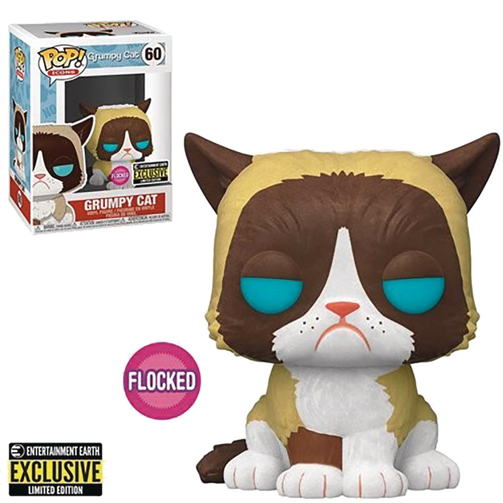 Grumpy Cat (Flocked Ver.) POP! Vinyl Figure by Funko