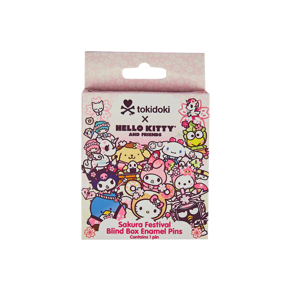 tokidoki x Hello kitty and Friends Sakura Festival Enamel Pin Blind Box by Tokidoki