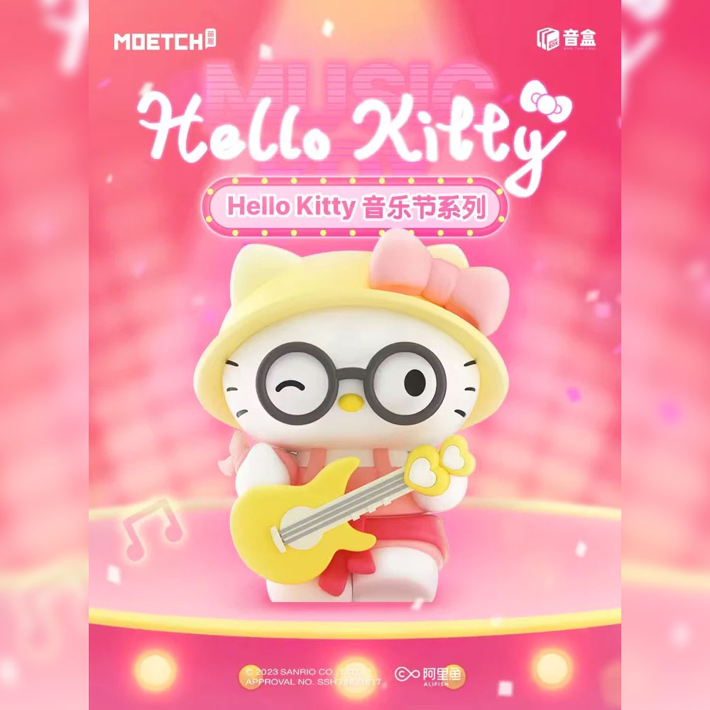 Hello Kitty Music Festival Series Music Blind Box by Moetch Toys