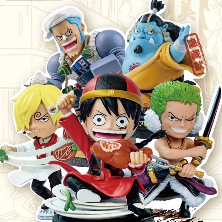 One Piece Chinese Food Blind Box series by Winmain x Toei Animation