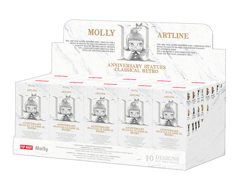 Molly Anniversary Statues Classical Retro Series 2 Blind Box