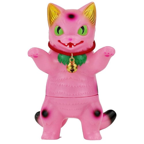 Negora Sakura Lucky Cat Sofubi Art Toy by Konatsuya