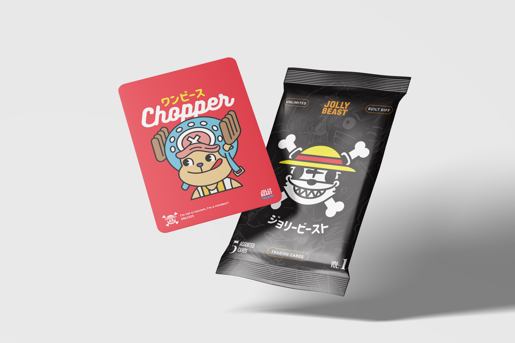 JOLLYBEAST - OP TCG Booster Pack Vol. 1 by Jolly Beast x DRAA JOLLYBEAST - OP TCG Booster Pack Vol. 1 by Jolly Beast x DRAA