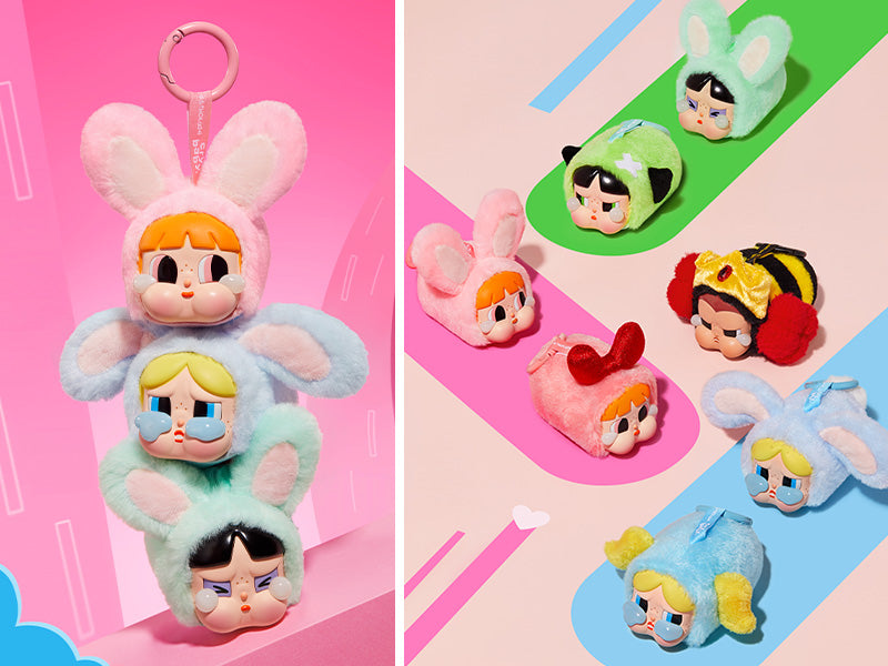 Crybaby x Power Puff Girls Vinyl Face Plush Blind Box by POP MART