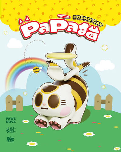 Bee -  Trouble Crew Papa Cat by Paws Market