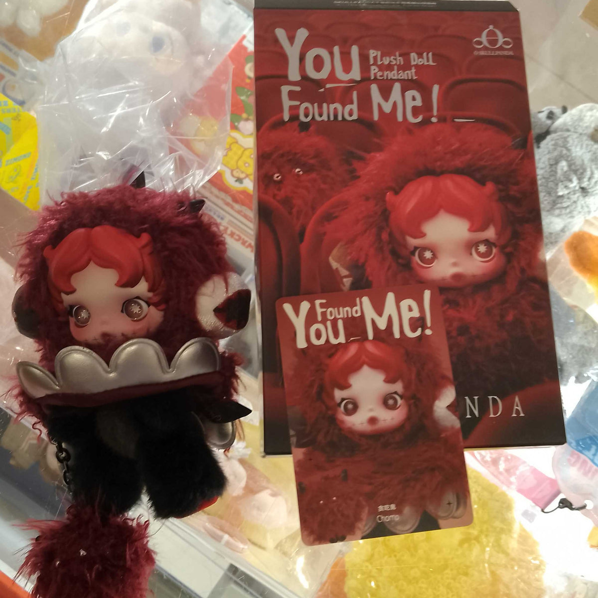 CHOMP SKULLPANDA YOU FOUND ME! SERIES - PLUSH DOLL PENDANT POPMART