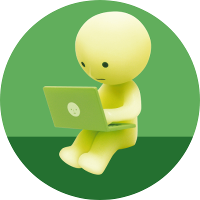 Laptop - Smiski Work Series by Dreams